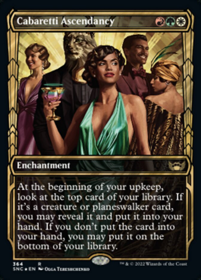 Cabaretti Ascendancy (Showcase Golden Age Gilded Foil) [Streets of New Capenna] | The CG Realm