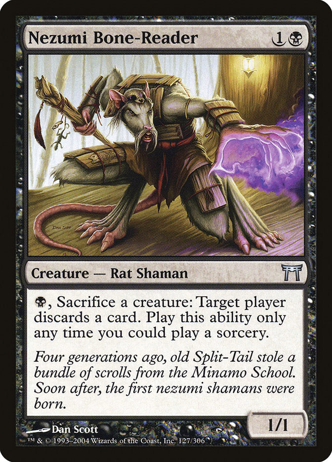 Nezumi Bone-Reader [Champions of Kamigawa] | The CG Realm