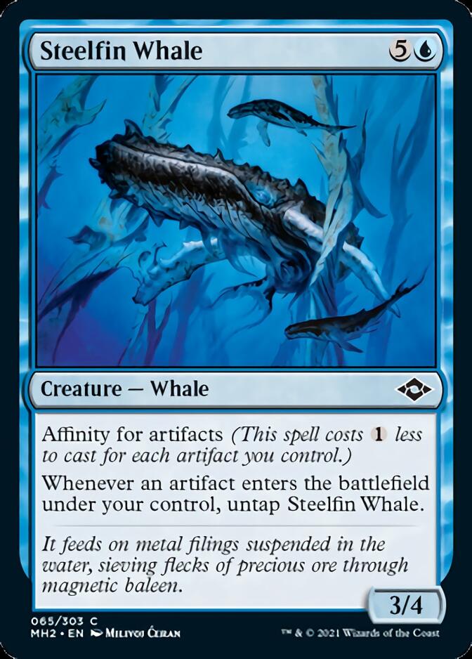 Steelfin Whale [Modern Horizons 2] | The CG Realm