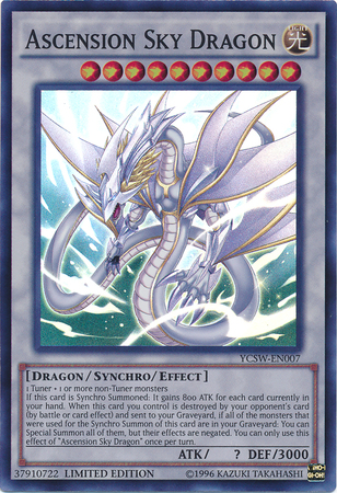 Ascension Sky Dragon [YCSW-EN007] Super Rare | The CG Realm