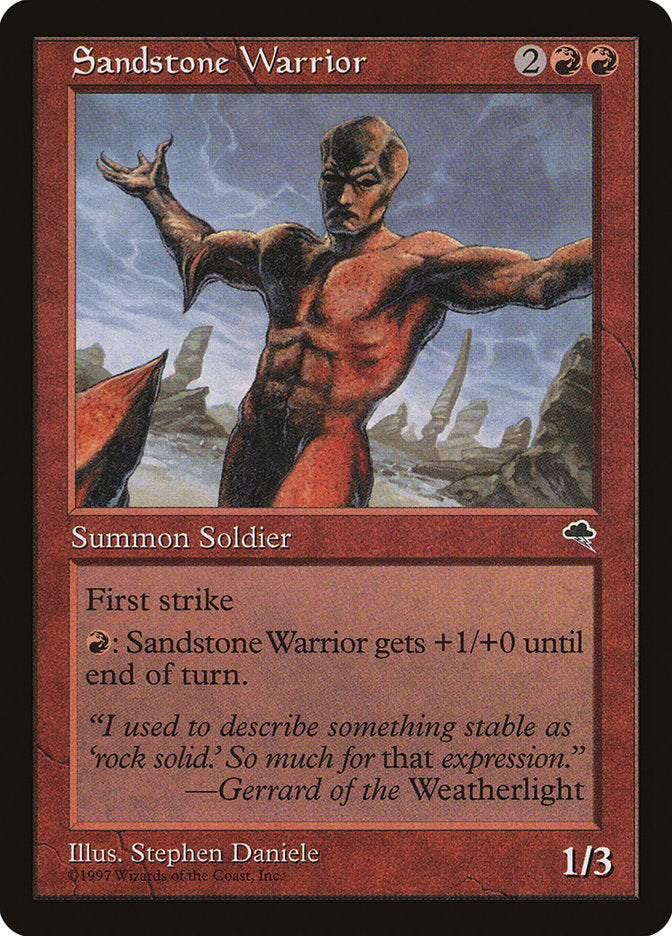 Sandstone Warrior [Tempest] | The CG Realm