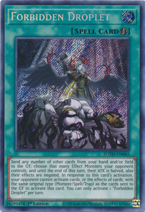 Forbidden Droplet [ROTD-EN065] Secret Rare | The CG Realm