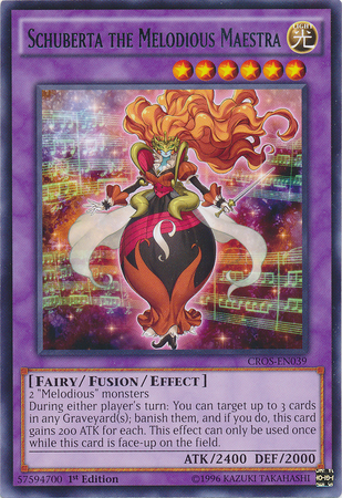 Schuberta the Melodious Maestra [CROS-EN039] Rare | The CG Realm