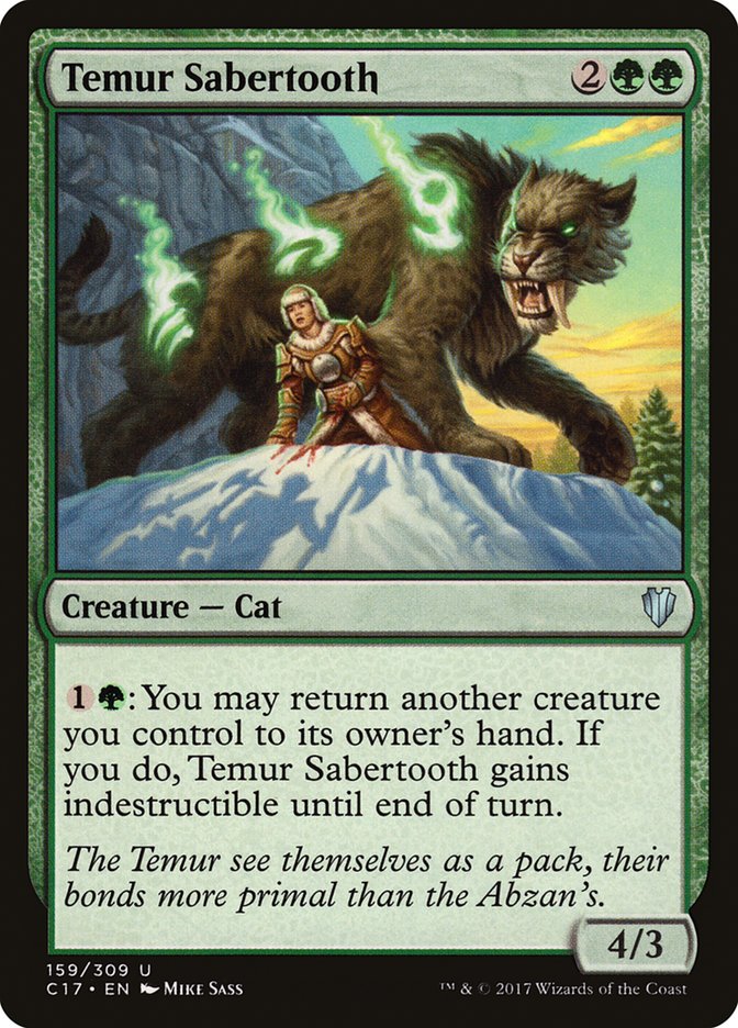 Temur Sabertooth [Commander 2017] | The CG Realm