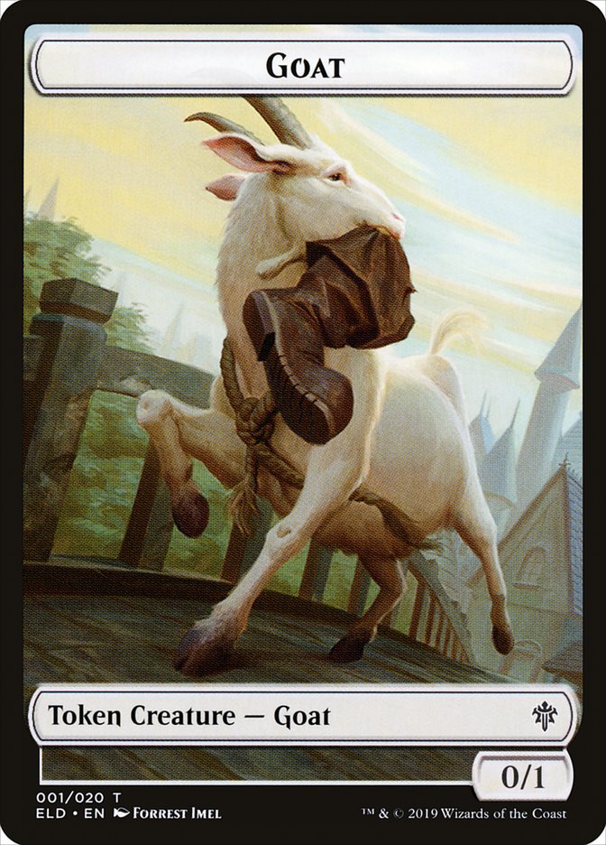 Goat Token [Throne of Eldraine Tokens] | The CG Realm