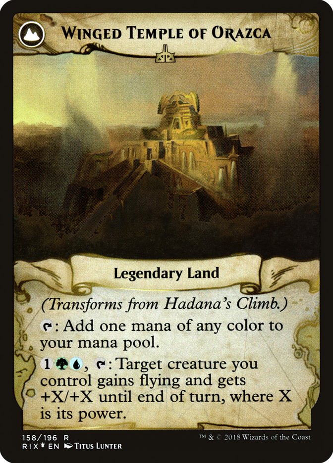Hadana's Climb (PRE-158) - Rivals of Ixalan Promos: (compasslanddfc) Foil