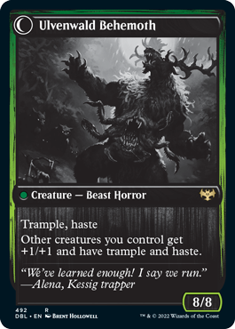 Ulvenwald Oddity (DBL-492) - Innistrad: Double Feature: (Double Faced Transform)