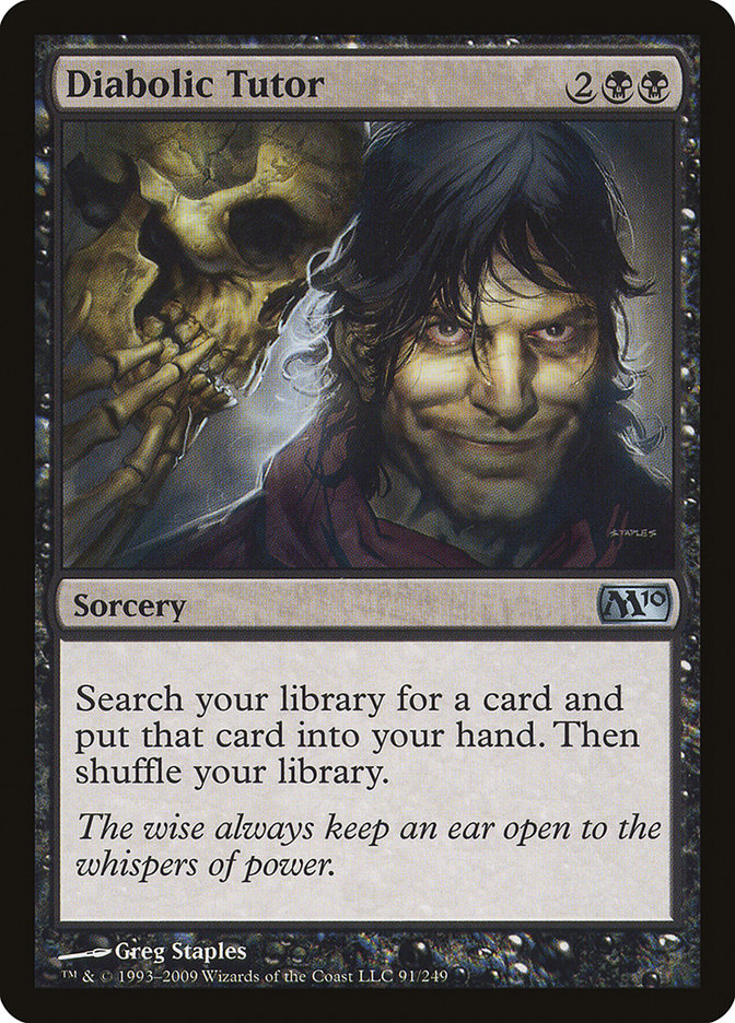 Diabolic Tutor [Magic 2010] | The CG Realm