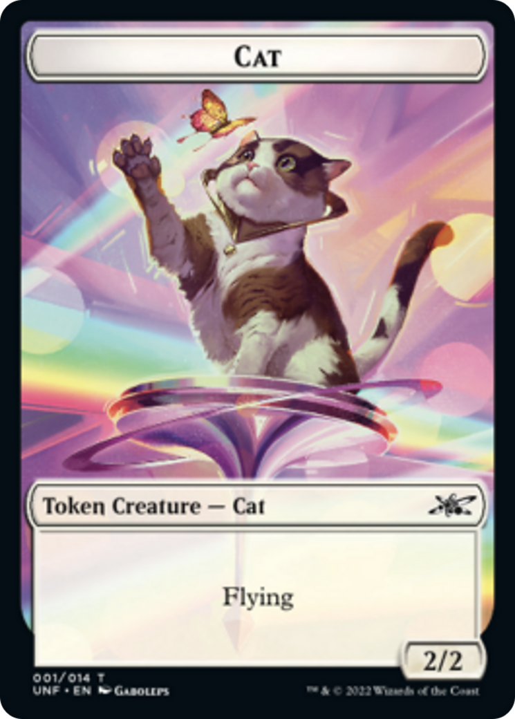 Cat // Treasure (13) Double-Sided Token [Unfinity Tokens] | The CG Realm