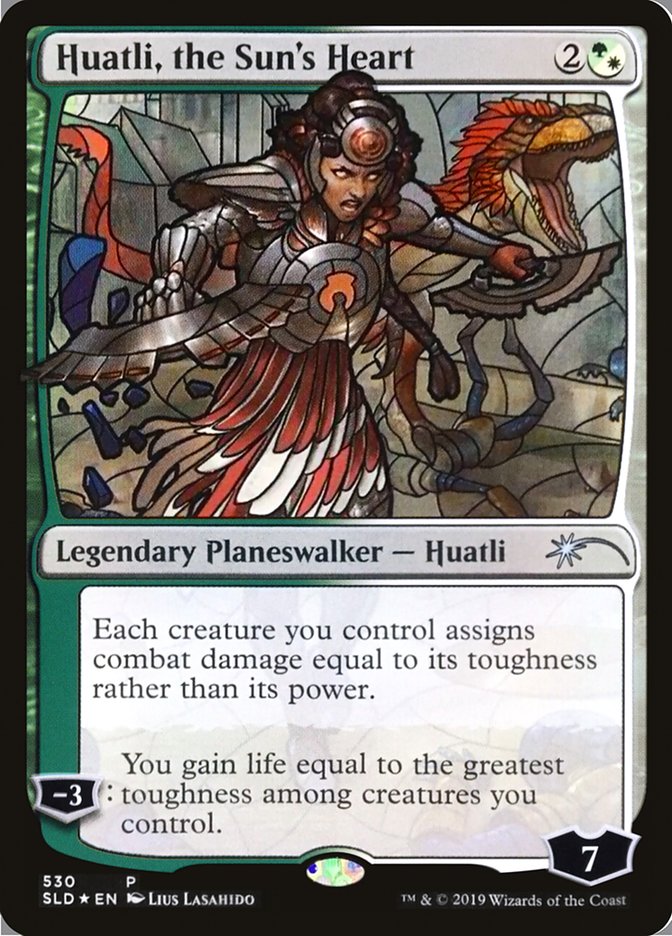 Huatli, the Sun's Heart (Stained Glass) [Secret Lair Drop Promos] | The CG Realm