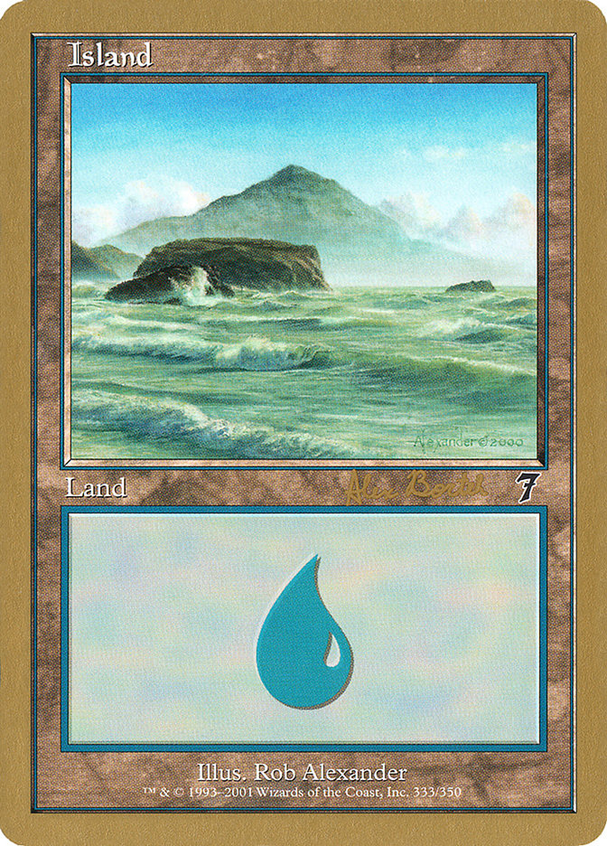 Island (ab333) (Alex Borteh) [World Championship Decks 2001] | The CG Realm