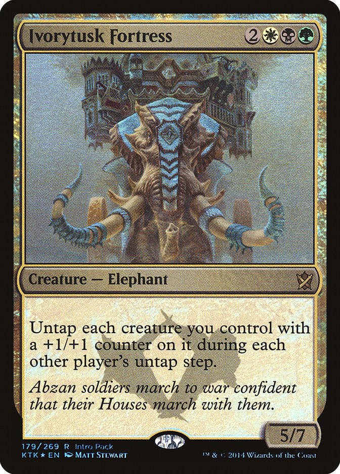 Ivorytusk Fortress (Intro Pack) [Khans of Tarkir Promos] | The CG Realm