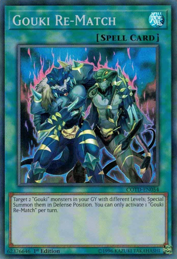 Gouki Re-Match [COTD-EN054] Super Rare | The CG Realm