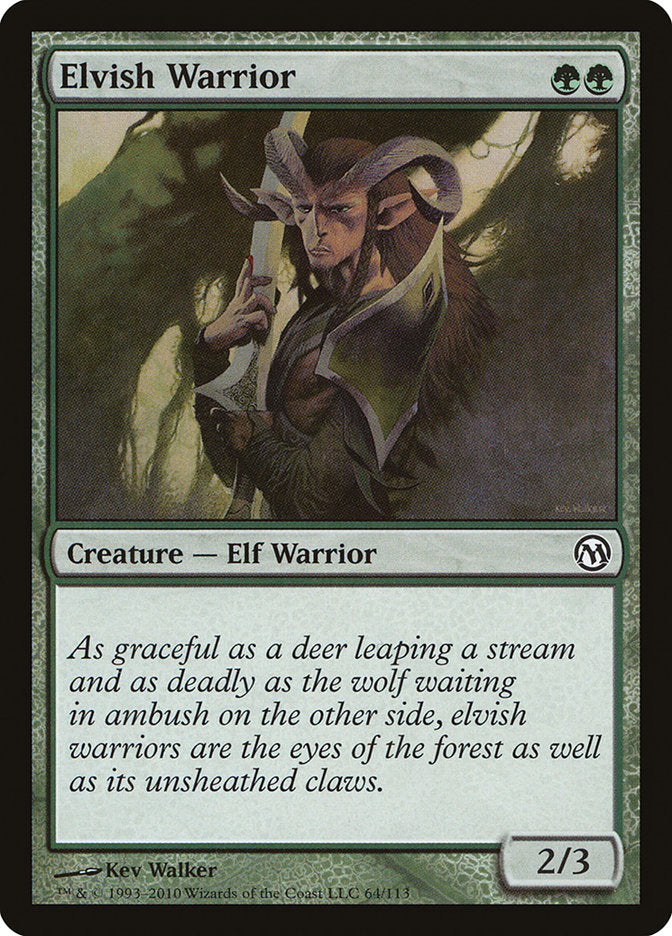 Elvish Warrior [Duels of the Planeswalkers] | The CG Realm