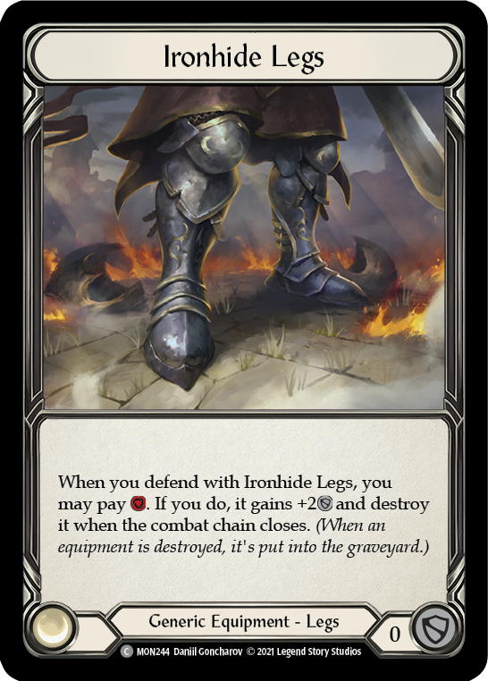 Ironhide Legs [MON244] (Monarch)  1st Edition Normal | The CG Realm