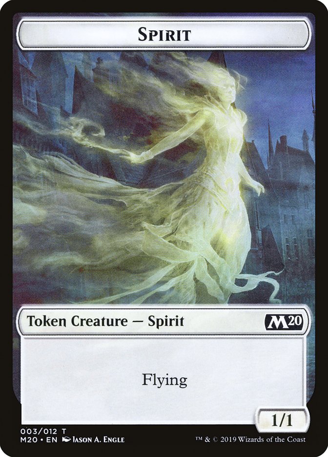 Spirit Token [Core Set 2020 Tokens] | The CG Realm