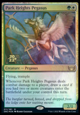 Park Heights Pegasus [Streets of New Capenna Prerelease Promos] | The CG Realm