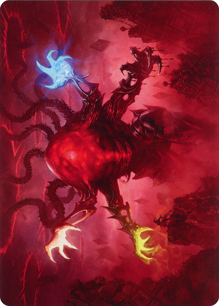 Omnath, Locus of All Art Card (51) [March of the Machine Art Series] | The CG Realm