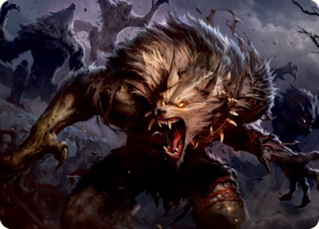 Village Reavers Art Card [Innistrad: Midnight Hunt Art Series] | The CG Realm