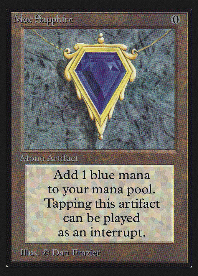 Mox Sapphire [International Collectors' Edition] | The CG Realm
