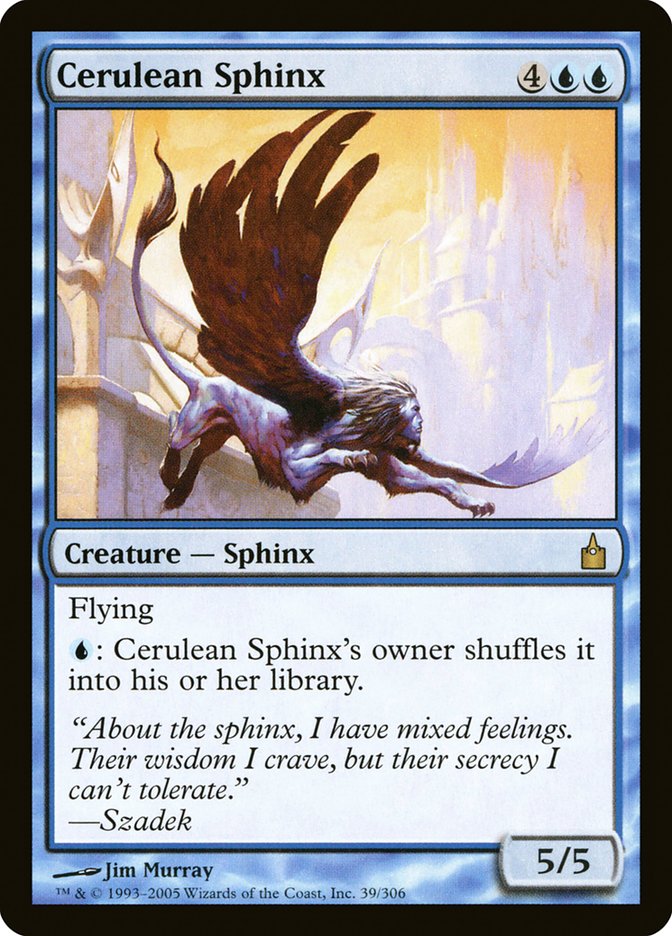 Cerulean Sphinx [Ravnica: City of Guilds] | The CG Realm