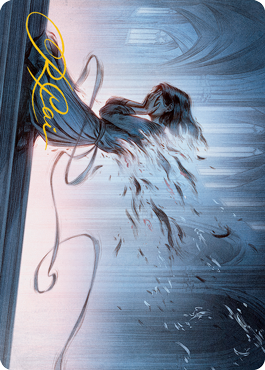 Fading Hope Art Card (Gold-Stamped Signature) [Innistrad: Midnight Hunt Art Series] | The CG Realm