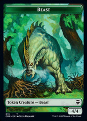 Beast (19) // Elephant Double-Sided Token [Commander Legends Tokens] | The CG Realm