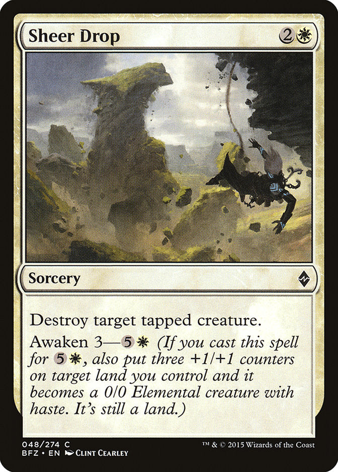 Sheer Drop [Battle for Zendikar] | The CG Realm