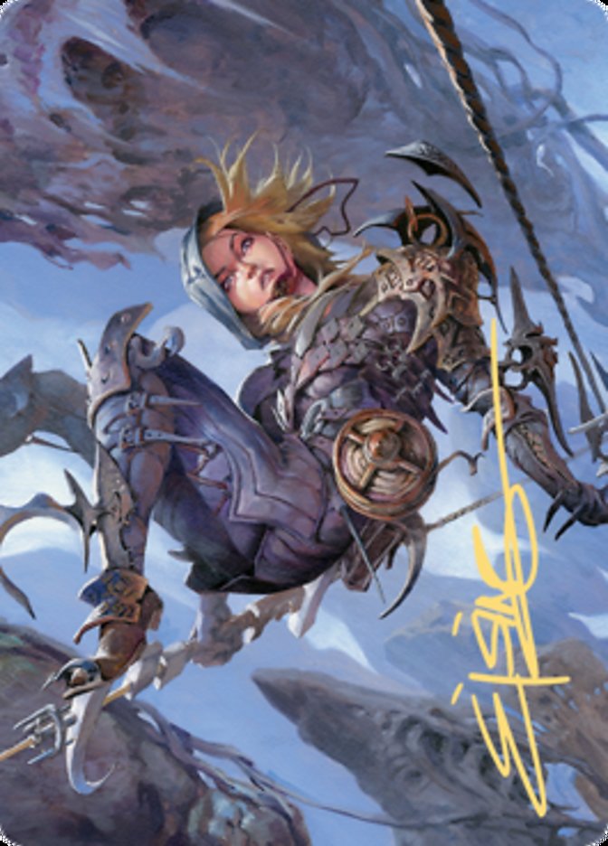 Blackbloom Rogue Art Card (Gold-Stamped Signature) [Zendikar Rising Art Series] | The CG Realm