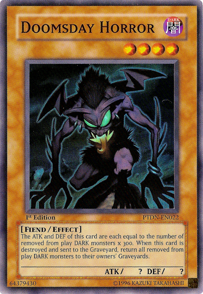 Doomsday Horror [PTDN-EN022] Super Rare | The CG Realm