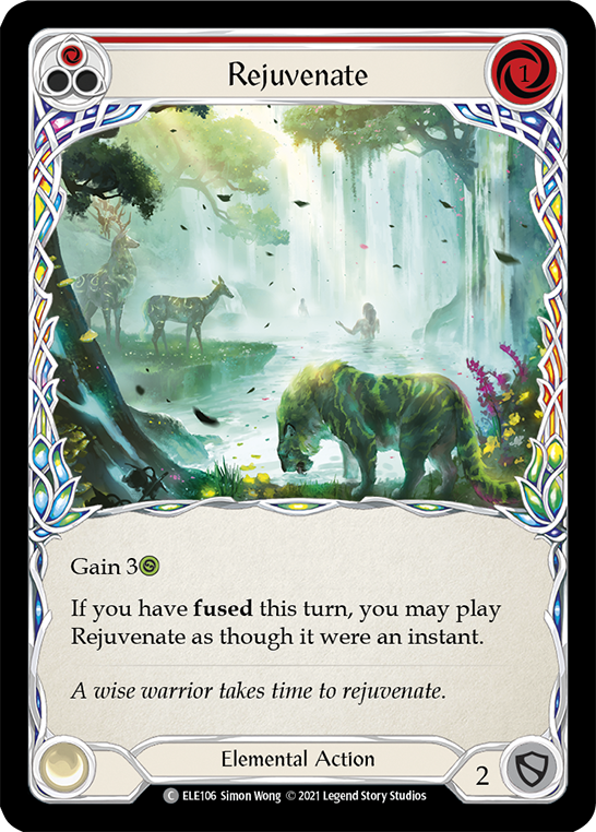 Rejuvenate (Red) [ELE106] (Tales of Aria)  1st Edition Normal | The CG Realm