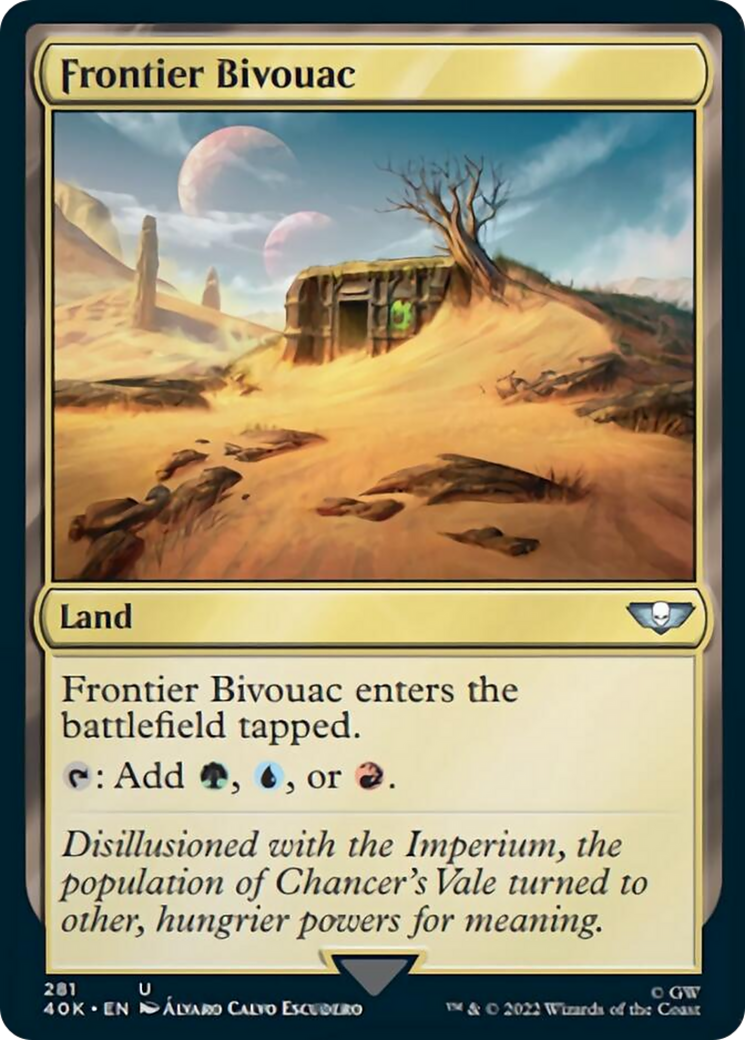 Frontier Bivouac (Surge Foil) [Warhammer 40,000] | The CG Realm