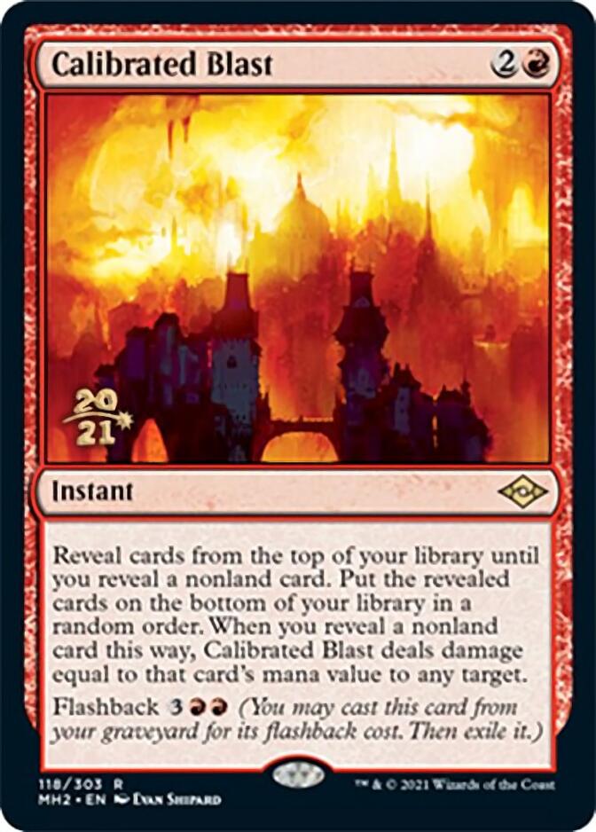 Calibrated Blast [Modern Horizons 2 Prerelease Promos] | The CG Realm