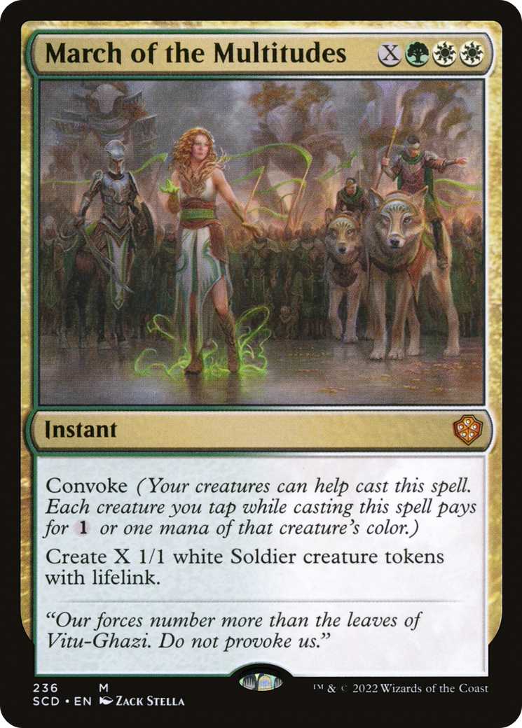 March of the Multitudes [Starter Commander Decks] | The CG Realm