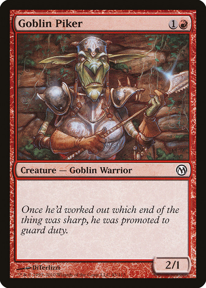 Goblin Piker [Duels of the Planeswalkers] | The CG Realm