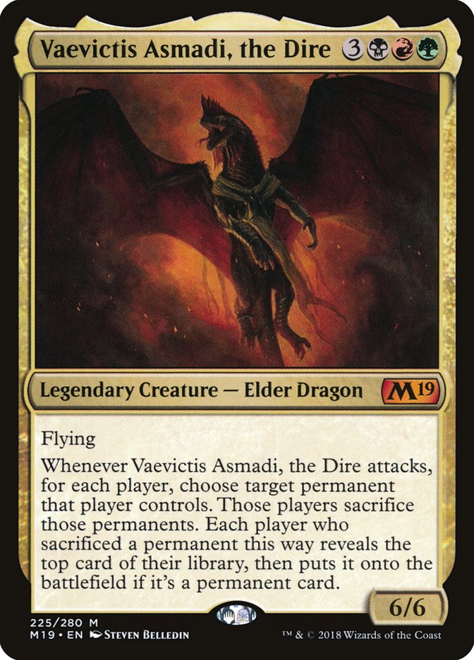 Vaevictis Asmadi, the Dire [Core Set 2019] | The CG Realm