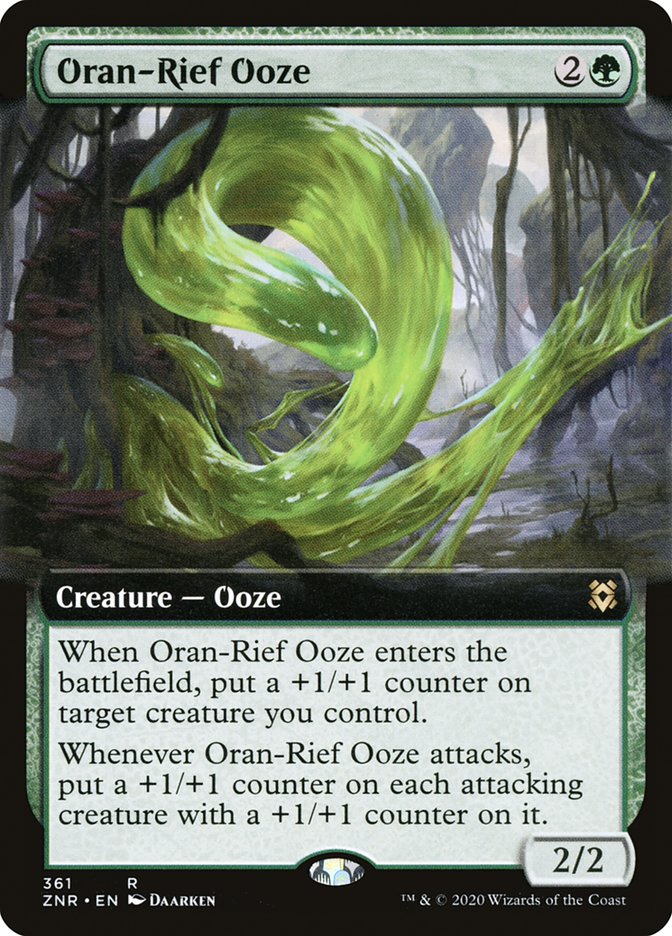 Oran-Rief Ooze (Extended Art) [Zendikar Rising] | The CG Realm