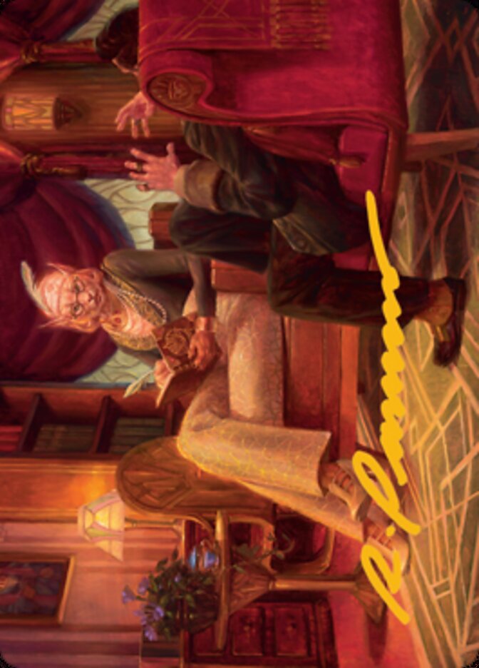 Phabine, Boss's Confidant Art Card (Gold-Stamped Signature) [Streets of New Capenna Art Series] | The CG Realm
