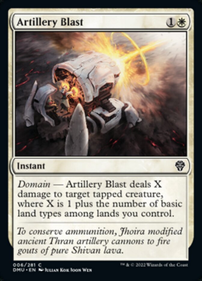 Artillery Blast [Dominaria United] | The CG Realm