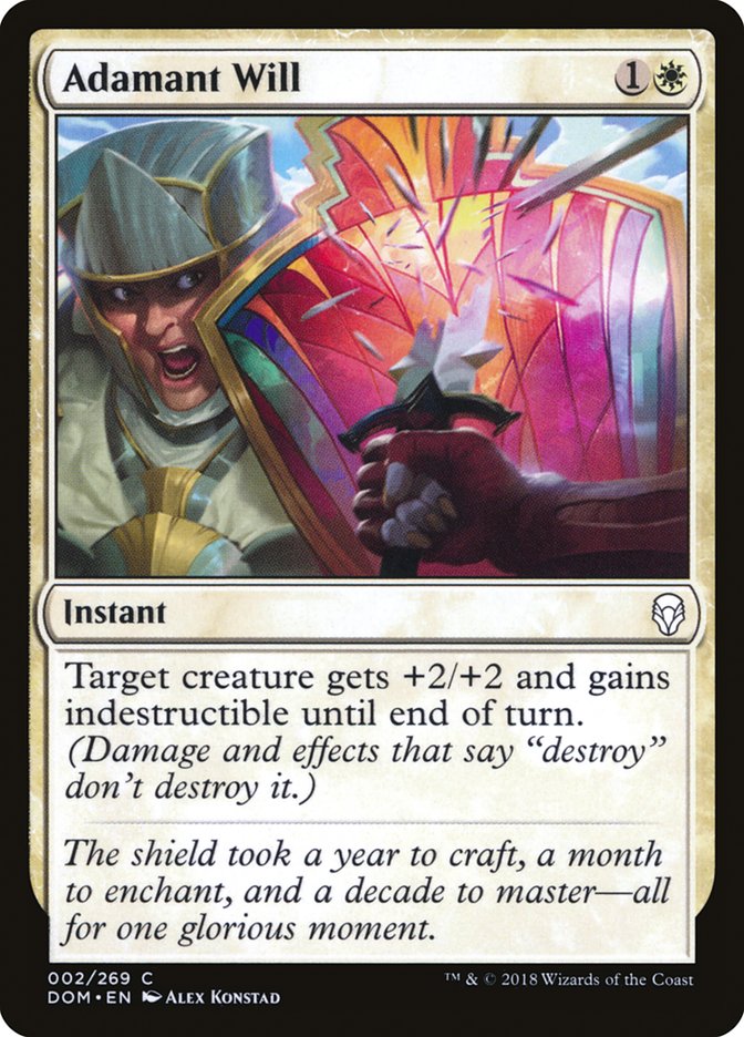 Adamant Will [Dominaria] | The CG Realm