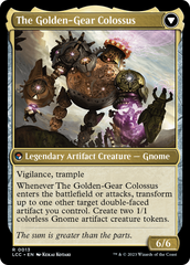 Tetzin, Gnome Champion // The Golden-Gear Colossus [The Lost Caverns of Ixalan Commander] | The CG Realm