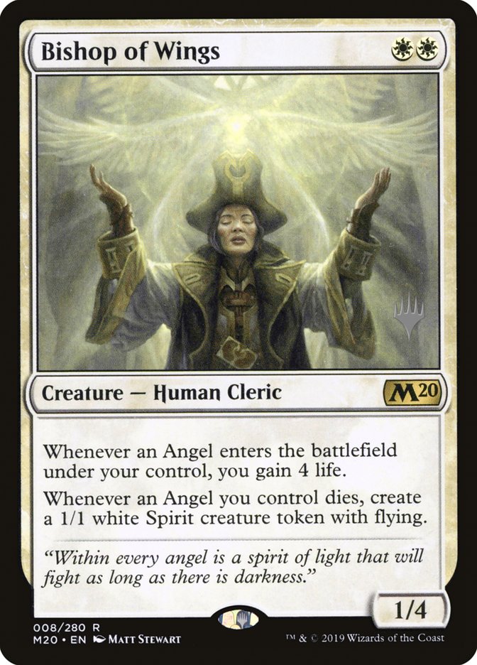 Bishop of Wings (Promo Pack) [Core Set 2020 Promos] | The CG Realm
