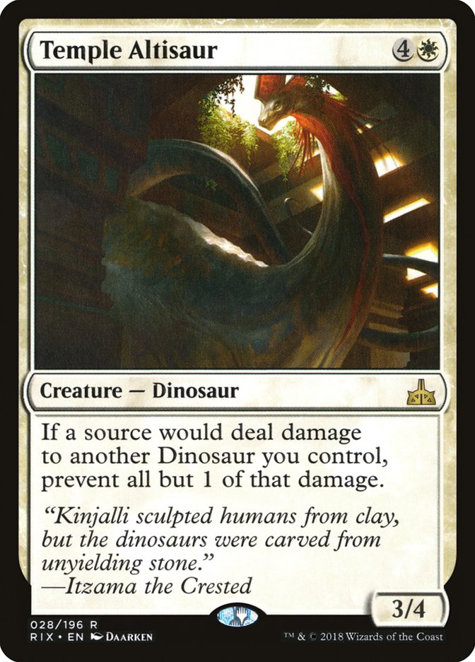 Temple Altisaur [Rivals of Ixalan] | The CG Realm