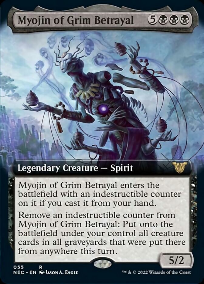 Myojin of Grim Betrayal (Extended Art) [Kamigawa: Neon Dynasty Commander] | The CG Realm