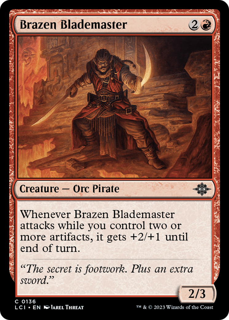 Brazen Blademaster [The Lost Caverns of Ixalan] | The CG Realm