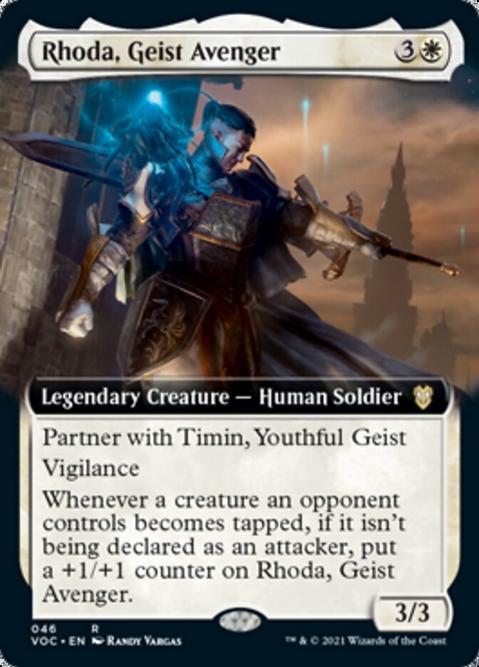 Rhoda, Geist Avenger (Extended Art) [Innistrad: Crimson Vow Commander] | The CG Realm