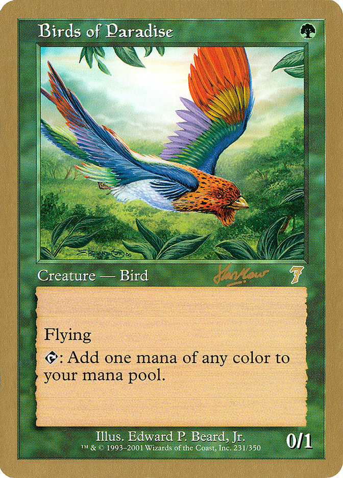 Birds of Paradise (Sim Han How) [World Championship Decks 2002] | The CG Realm
