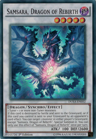 Samsara, Dragon of Rebirth [DUEA-EN052] Super Rare | The CG Realm