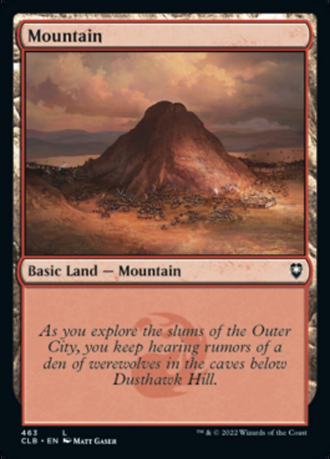 Mountain (463) [Commander Legends: Battle for Baldur's Gate] | The CG Realm