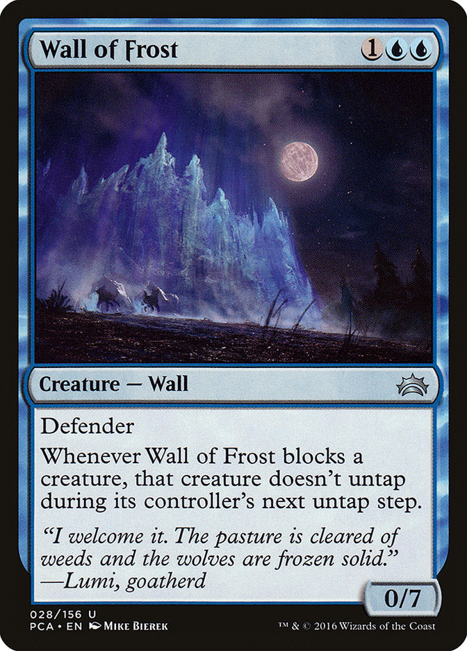 Wall of Frost [Planechase Anthology] | The CG Realm